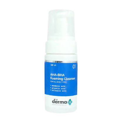 The Derma Co AHA-BHA Foaming Cleanser for All Skin Types