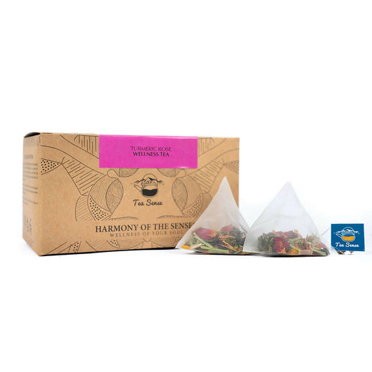 Tea Sense Turmeric Rose Tea Bags Box - buy in USA, Australia, Canada