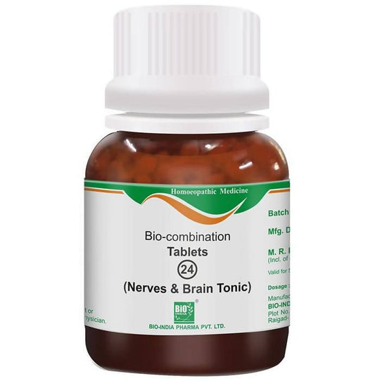Bio India Homeopathy Bio-combination 24 Tablets
