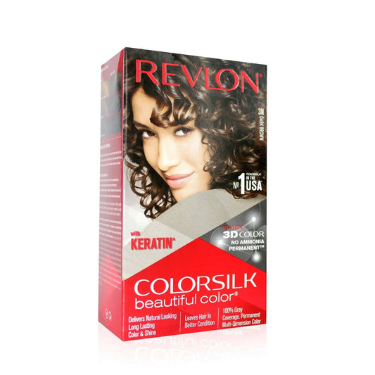 Revlon ColorSilk Beautiful Color - Dark Brown 3N - BUDNE