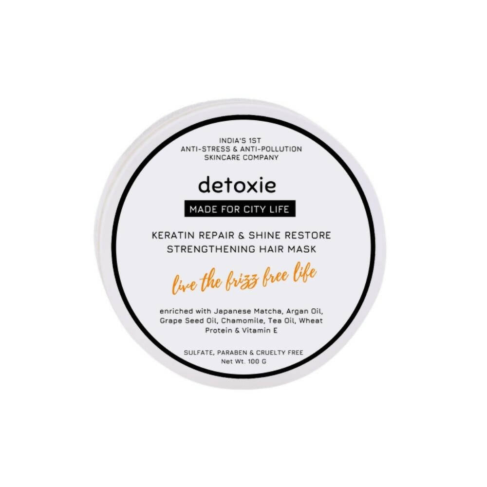 Detoxie Keratin Repair & Shine Restore Strengthening Hair Mask