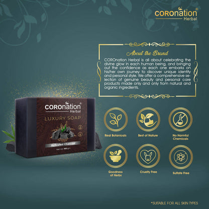 Coronation Herbal Activated Charcoal Luxury Soap