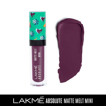 Lakme Absolute Matte Melt Mini Liquid Lip Color - Purple Tourist