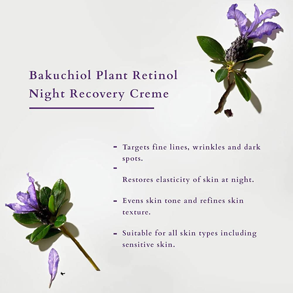 Lotus Organics+ Bakuchiol Plant Retinol Night Recovery Creme
