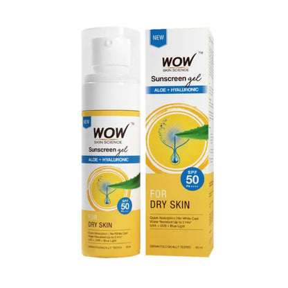 Wow Life Science Sunscreen Gel Dry Skin