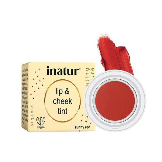 Inatur Lip and Cheek Tint Sunny Red - BUDNE