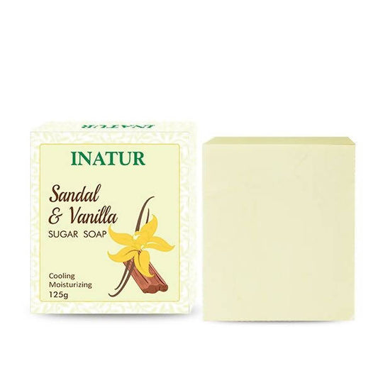 Inatur Sandal and Vanilla Sugar Soap
