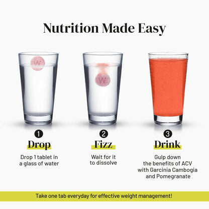 Wellbeing Nutrition Apple Cider Vinegar Effervescent Tablets