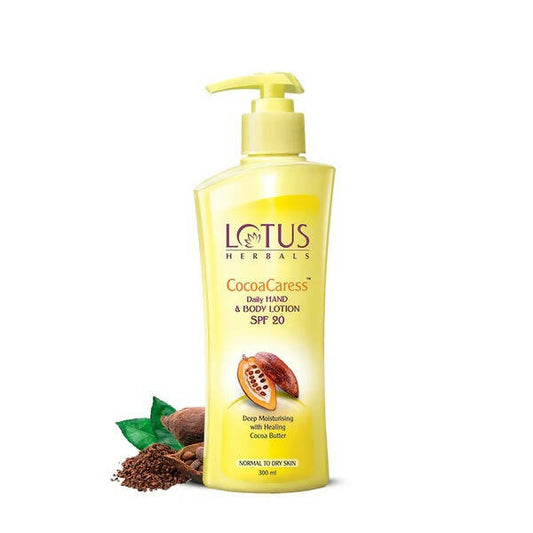 Lotus Herbals CocoaCaress Daily Hand & Body Lotion - BUDNEN