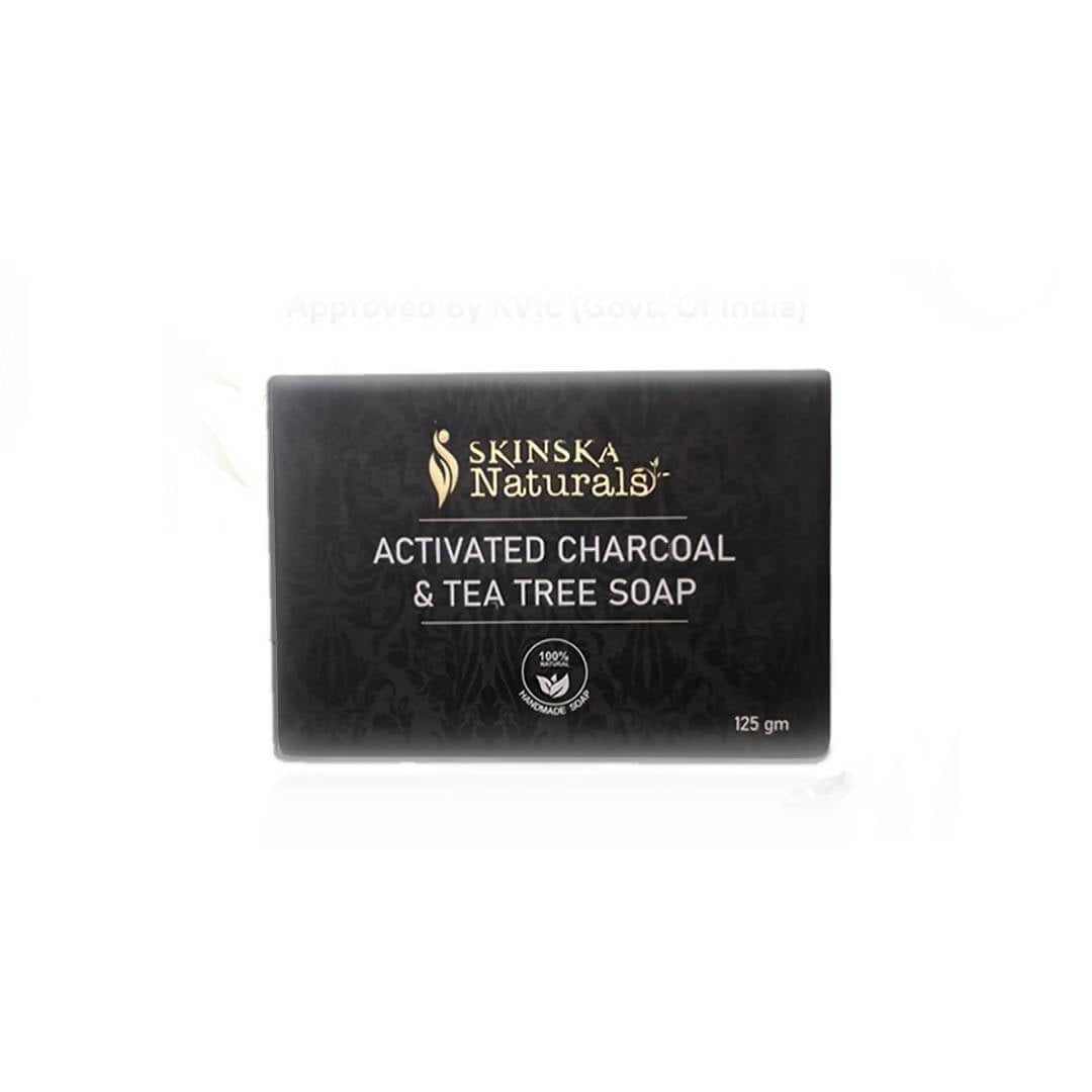 Skinska Natural Activated Charcoal & Tea Tree Soap - BUDEN