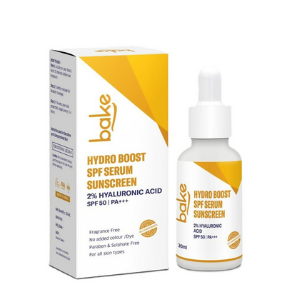 Bake 2% Hyaluronic Acid Hydro Boost Sunscreen Serum Spf 50 Pa+++