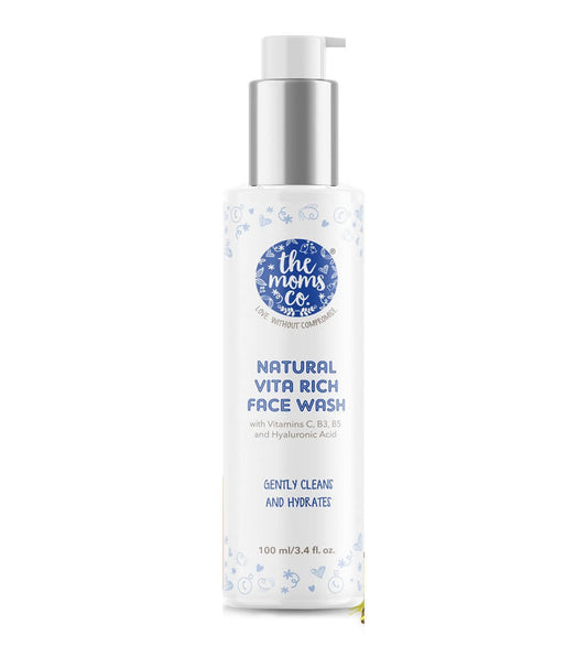 The Moms Co Natural Vita Rich Face Wash (100 Ml) - BUDNE