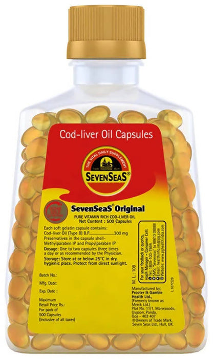 Seven Seas Original Cod-Liver Oil Capsules - BUDEN