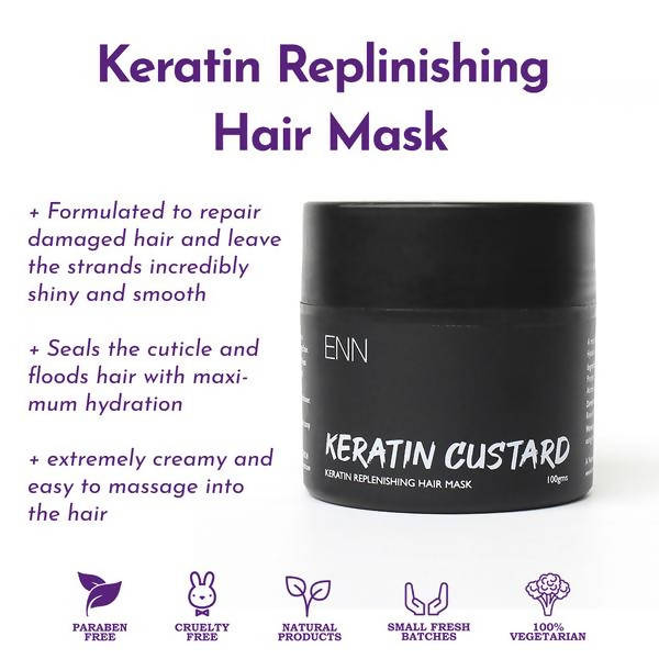 Enn Keratin Custard Keratin Replenishing Hair Mask