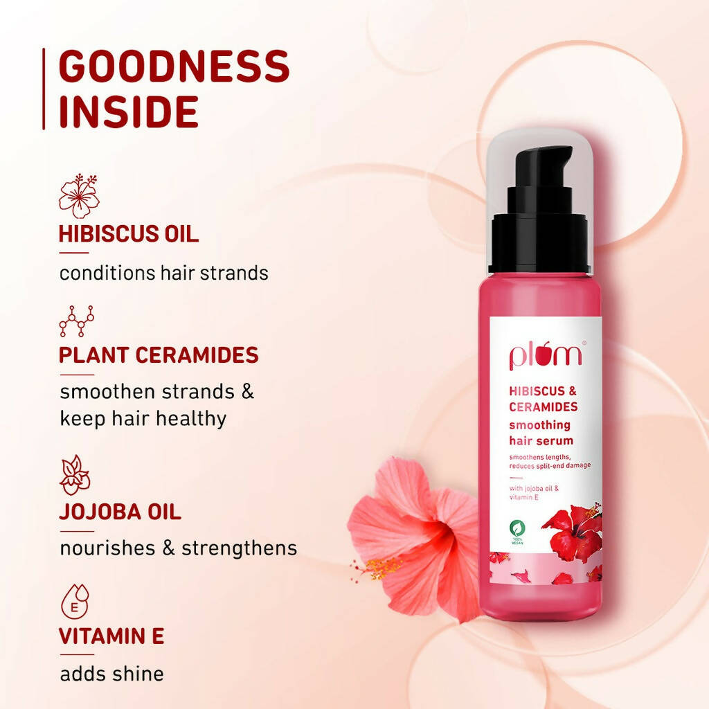 Plum Hibiscus & Ceramides Smoothing Hair Serum