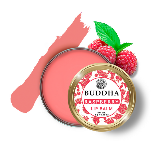 Buddha Natural Berry Kiss Lip Balm With Raspberry