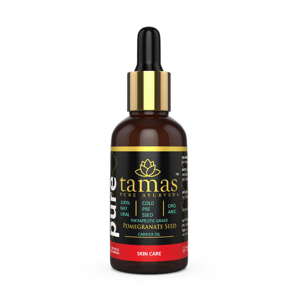 Tamas Pure Ayurveda Organic Pomegranate Seed Cold-Pressed Carrier Oil
