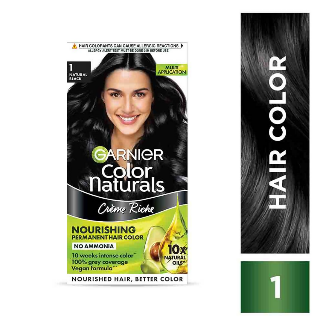 Garnier Color Naturals Creme Riche Hair Color - Shade 1 Natural Black