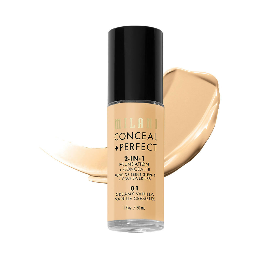 Milani Conceal + Perfect 2-In-1 Foundation + Concealer - Creamy Vanilla - BUDEN