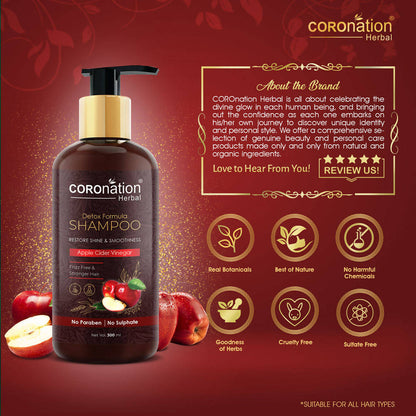 Coronation Herbal Apple Cider Vinegar Shampoo