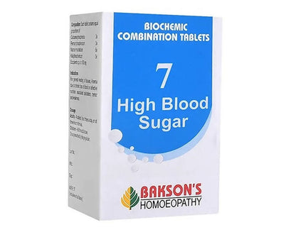 Bakson's Homeopathy Biochemic Combination 7 Tablets