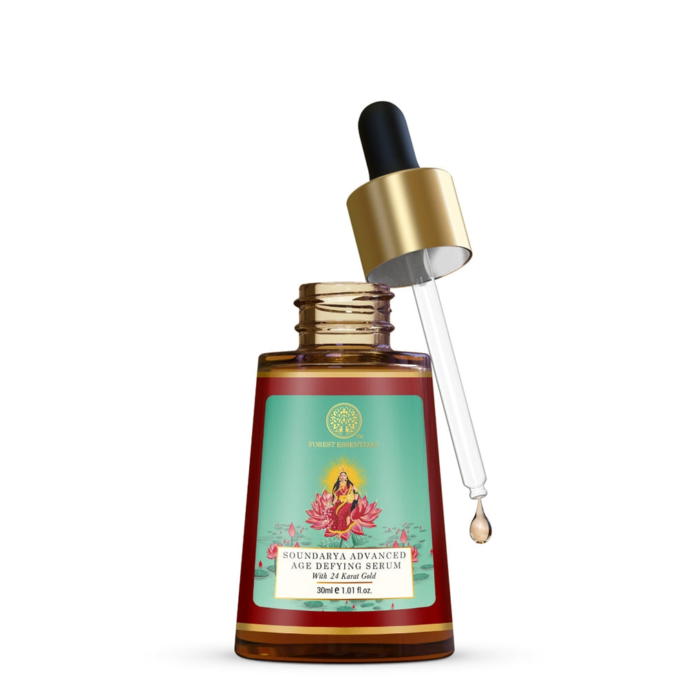 Forest Essentials Advanced Soundarya Age Defying Facial Serum With 24K Gold