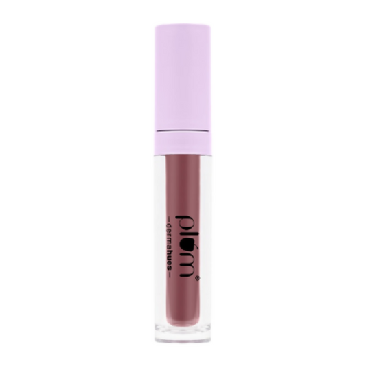 Plum Glassy Glaze Lip Lacquer 3-in-1 Lipstick + Lip Balm + Gloss 05 Cashmere Rose - BUDNE