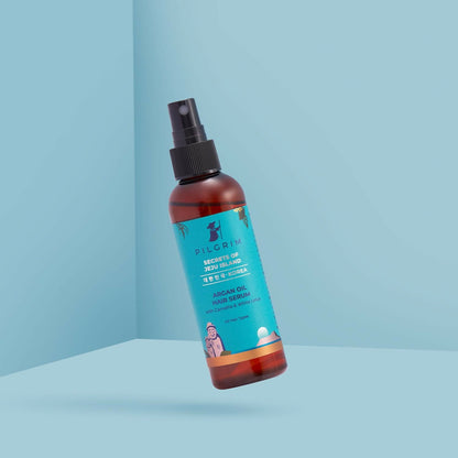 Pilgrim Argan Oil Hair Serum For Dry Frizzy Hair, Hair Smoothing & Soft Hair