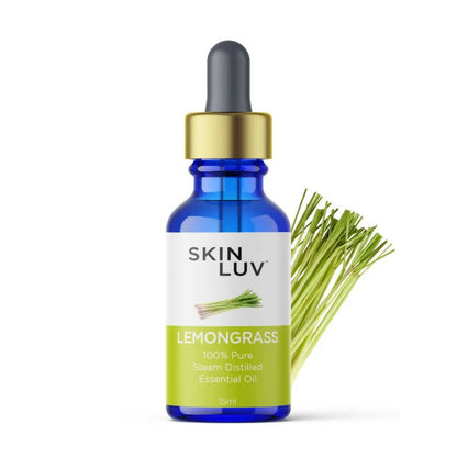 SkinLuv Lemongrass Pure & Organic Steam Distilled Essential Oil