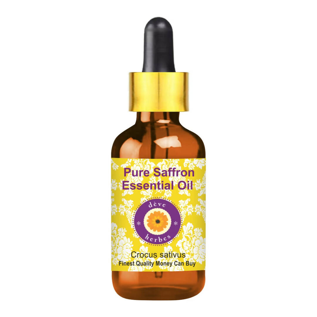 Deve Herbes Pure Saffron Essential Oil - BUDNEN