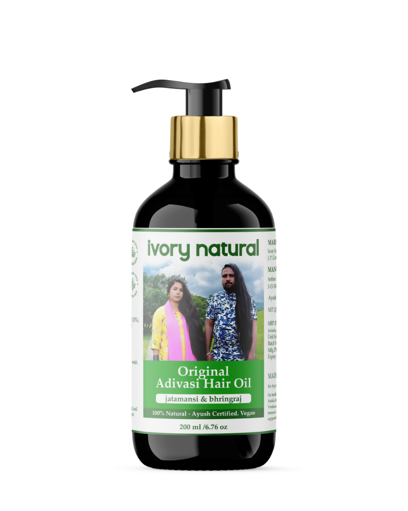 Ivory Natural Adivasi Hair Oil For Growth Of Hair, Hair Strengthening & Nourishment