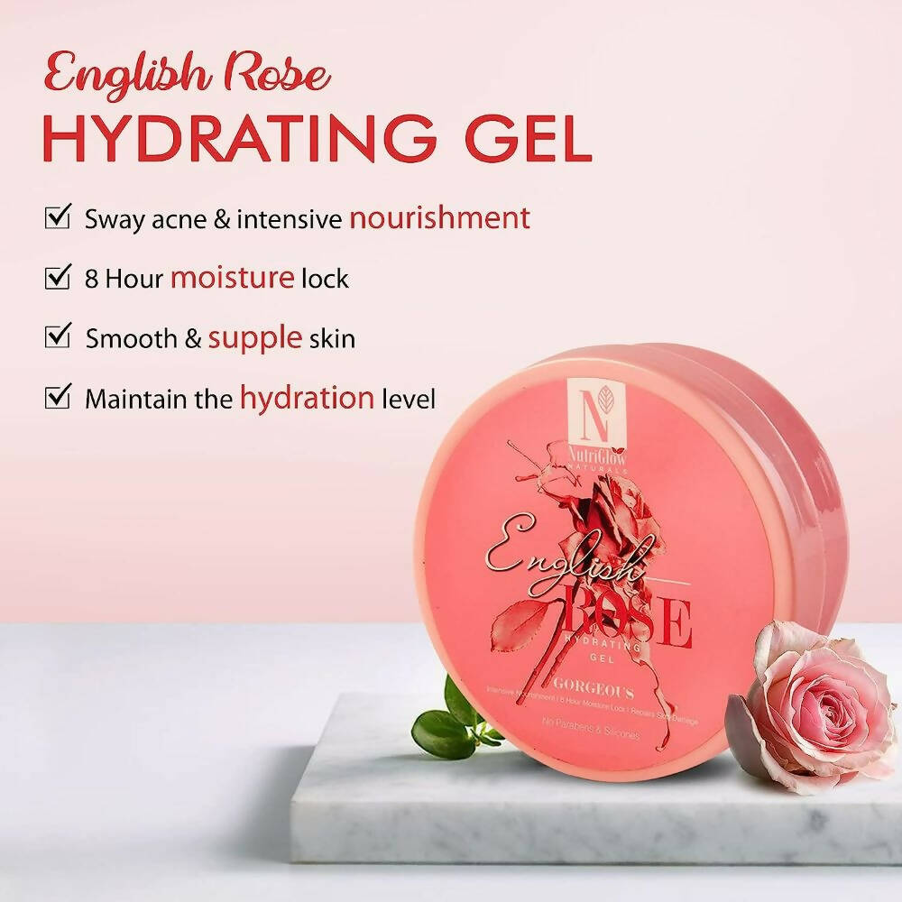 NutriGlow NATURAL'S English Rose Hydrating Gel