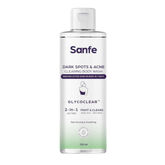 Sanfe Dark Spots & Acne Clearing Body Wash - BUDNE