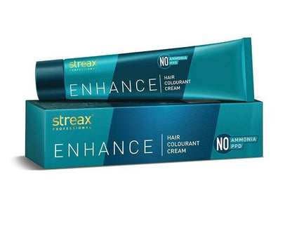 Streax Professional Enhance Hair Colourant - Intense Copper Blonde 7.44 - BUDNE