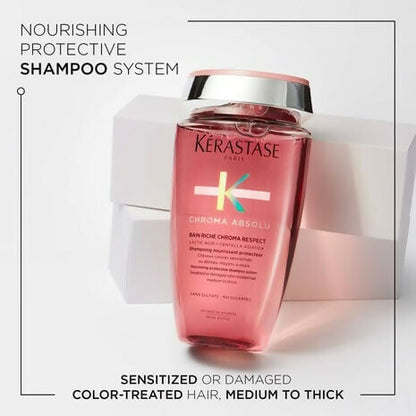 Kerastase Chroma Absolu Bain Riche Chroma Respect Shampoo for Thick Hair