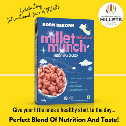 Born Reborn Strawberry Millet Munch - Milky Way Crunch