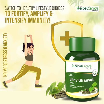Herbal Canada Giloy Ghanvati Tablets