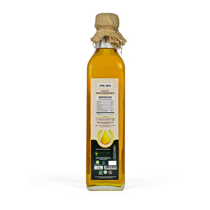 Upaveda Organic Cold Pressed Yellow Mustard Oil