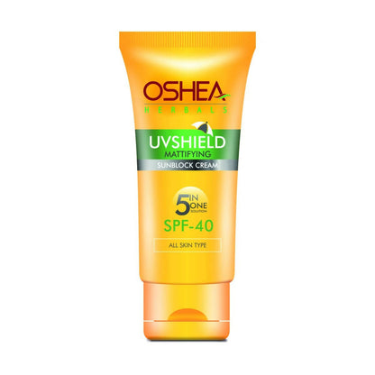 Oshea Herbals UV Shield Mattifying Sun Block Cream 5 In One Solution SPF 40 - BUDEN