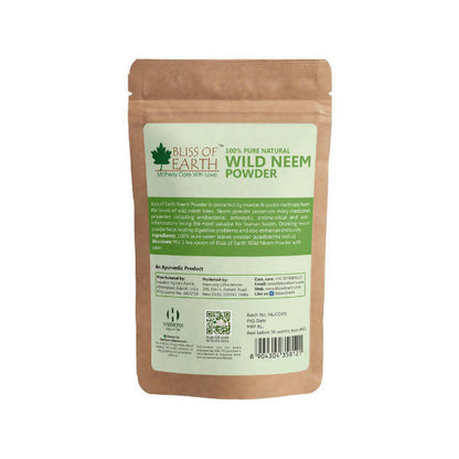 Bliss of Earth 100% Pure Natural Wild Neem Powder
