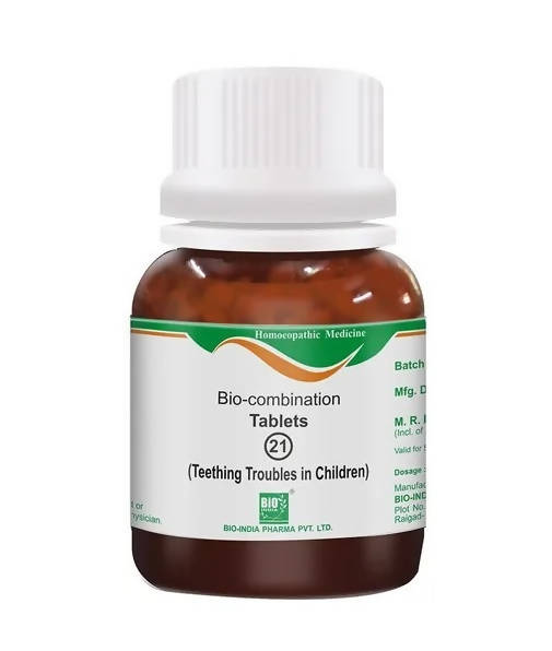 Bio India Homeopathy Bio-combination 21 Tablets