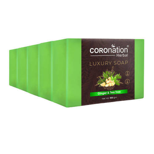 Coronation Herbal Ginger & Tea Tree Luxury Soap - usa canada australia