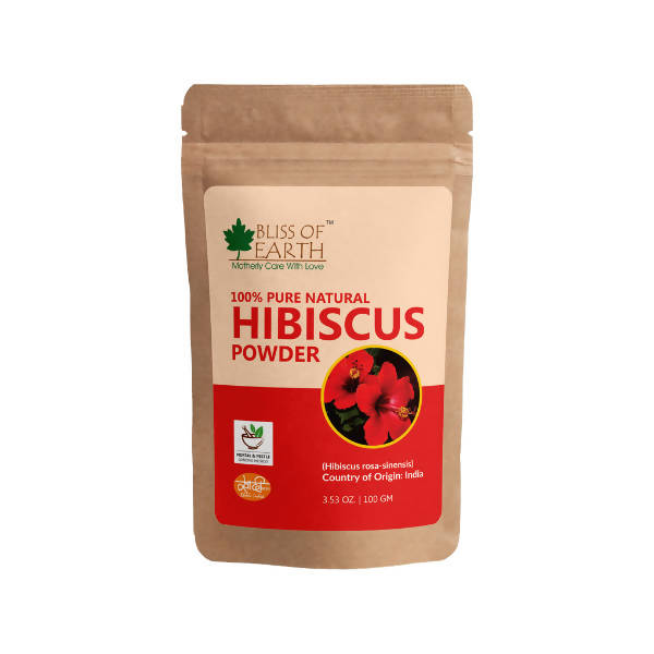 Bliss of Earth 100% Pure Natural Hibiscus Flower Powder - buy in USA, Australia, Canada