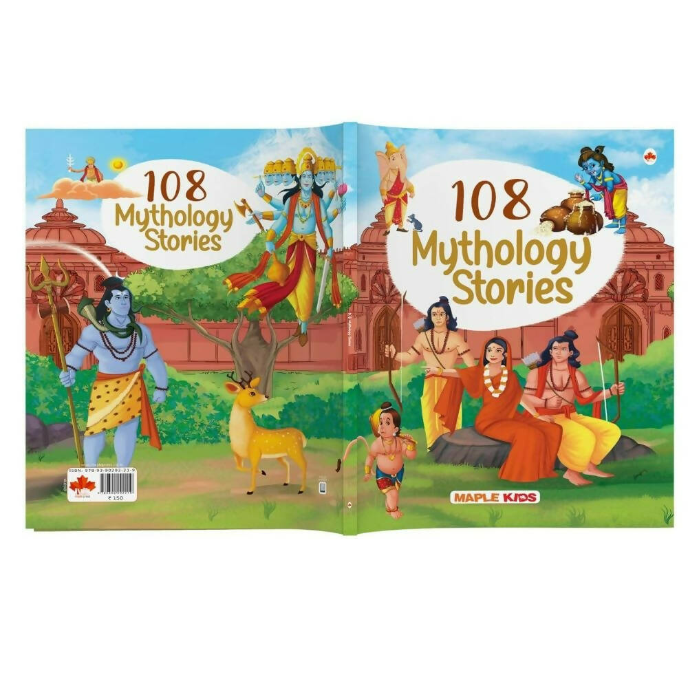 108 Indian Mythology Stories (Illustrated) - Story Book For Kids