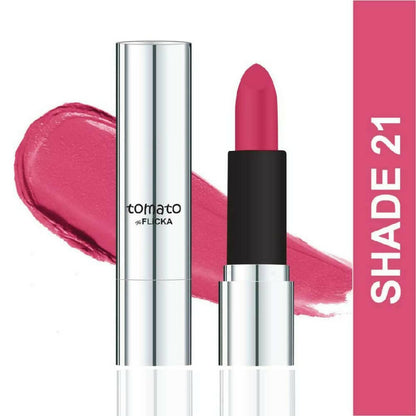 Flicka Tomato Nudepink Matte Finish Lipstick Shade 21