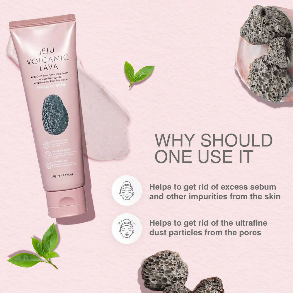 The Face Shop Jeju Volcanic Lava Cleansing Foam