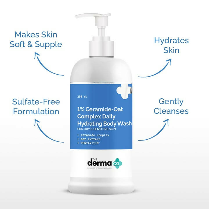 The Derma Co 1% Ceramide-Oats Complex Daily Hydrating Body Wash