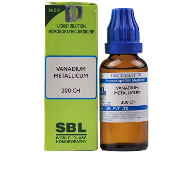 SBL Homeopathy Vanadium Metallicum Dilution