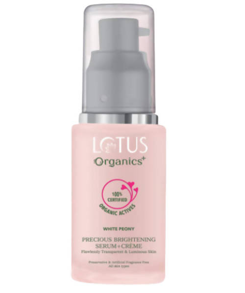 Lotus Organics+ Precious Brightening Serum Plus Creme