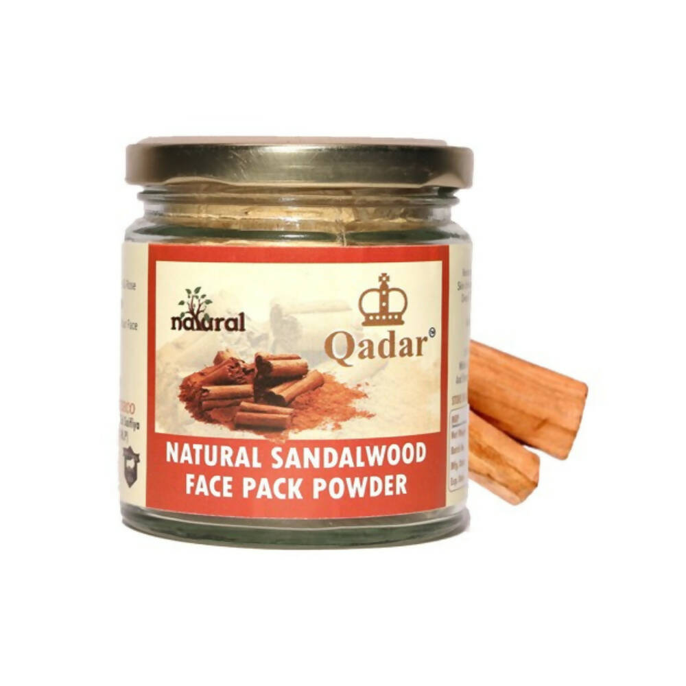 Qadar Pure & Natural Sandalwood Face Pack Powder - usa canada australia